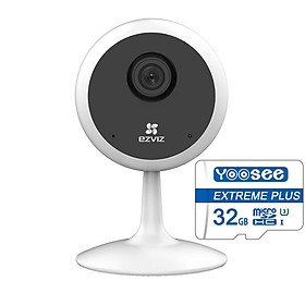 Trọn bộ Camera Ip Wifi Ezviz Cube C1C Full HD 1080P và Thẻ Nhớ Yoosee 32GB