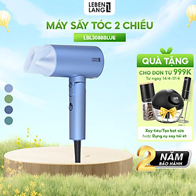 Máy sấy tóc 2 chiều nóng lạnh LEBENLANG LBL3033,công suất 2000W, chống xơ rối tóc bằng công nghệ ion, bảo hành 2 năm - hàng chính hãng