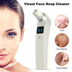 Blackhead Remover Visual Face Deep Cleaner USB Rechargeable Electric Facial Pore Cleanser Vacuum, 5 Adjustable Suction