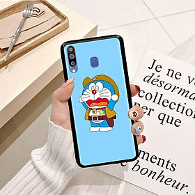 Ốp lưng điện thoại Samsung Galaxy M30 viền silicon dẻo TPU  hình Doremon Vui Nhộn - Hàng chính hãng