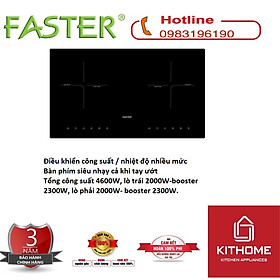 Bếp từ đôi Faster FS-788I- Hàng chính hãng