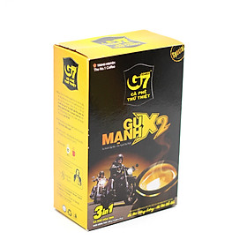 Cà Phê Hòa Tan G7 Gu Mạnh X2 3in1 Trung Nguyên - (Giao Ngẫu Nhiên)