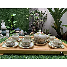 Mua Bộ ấm trà vẽ chuồn tách lót