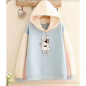 ÁO HOODIES NỮ HỌA TIẾT XINH XẮN MÀU SẮC TƯƠI MÁT FROM TO Y HÌNH 1HIT1 FASHION