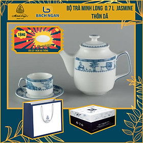 Mua Bộ trà 0.7 L – Jasmine – Thôn Dã - Gốm sứ cao cấp Minh Long I