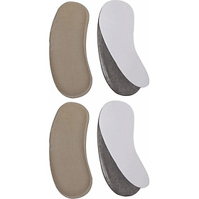 4 miếng lót gót giày vải êm chân, lót đệm gót