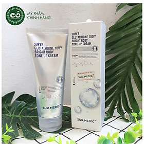 Kem Dưỡng Thể Nâng Tông Da SUR.MEDIC+ SUPER GLUTATHIONE 100 BRIGHT BODY TONE UP CREAM