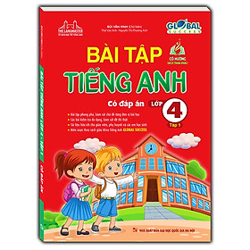 Hình ảnh Sách - GLOBAL SUCCESS - Bài tập tiếng anh lớp 4 tập 1 (có đáp án)