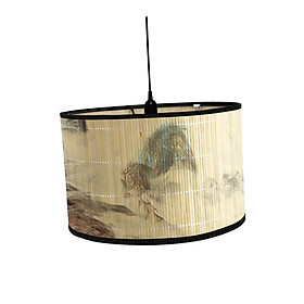 Drum Print Lamp Shade Drum Shaped Lamp Shades for Pendant Ceiling Desk