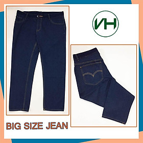 Quần jean BIG SIZE đến 110kg, quần bò dáng suông, chất jean tốt co giãn - NH Shop