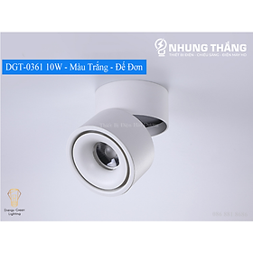 Mua Đèn LED Ống Bơ 7w-10w - Xoay Góc Chiếu 360 Độ - Ánh Sáng Vàng - Thân Nhôm Tản Nhiệt - Có Video