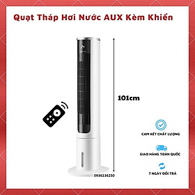 Quạt Điều Hòa Hơi Nước AUX model FT-TS45CR cao 101 cm Điều Khiển Từ Xa+ cảm ứng, màn LED hiển thị nhiệt độ Quạt Tháp Hẹn Giờ Mẫu Sang Trọng Cao Cấp