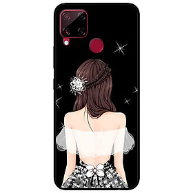 Ốp lưng dành cho Realme C15 mẫu Cô Gái Áo Trắng