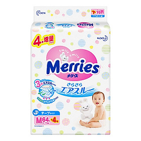 Tã/Bỉm Dán Merries Size NB96/ S88 / L58/ M68