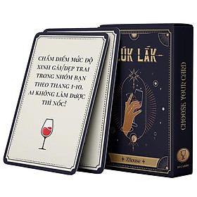 Bộ Bài Drinking Games Truth Or Dare Lúk Lắk - ZHouse LL2X - Màu Xanh Than (54 Lá/ Hộp)