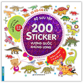 Sách Bộ Sưu Tập 200 Sticker - Vương Quốc Khủng Long