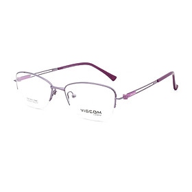 Gọng kính kim loại nữ VIGCOM VG1613 thời trang (size 53/17/140)