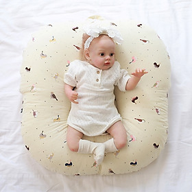 Gối chống trào ngược cho bé Rototo Bebe cao cấp nhập khẩu - Loại Cotton