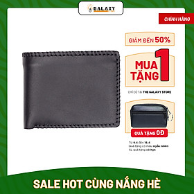 Ví Nam Thời Trang Cao Cấp Da Bò Thật Galaxy Store GVN11 (12.5 x 9.5 cm)