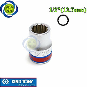 Mua Tuýp 1/2 hệ icnh 1/2 Kingtony 433016S loại ngắn 12 cạnh màu trắng 12.7mm