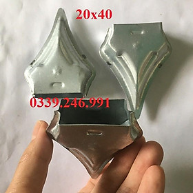 Mua Bộ 10 chiếc cỡ 20x40 nắp chụp đầu sắt hộp hàng rào cửa cổng
