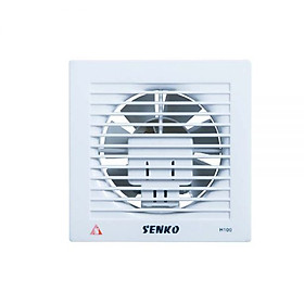 Quạt Hút Thông Gió Senko H100 (25W) - Trắng - Hàng Chính Hãng