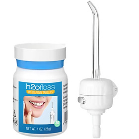 Đầu tăm nước cho máy h2ofloss với 30 viên trắng răng cho hơi thở thơm mát và răng trắng sáng tự nhiên