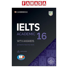 Sách Cambridge Ielts 16 Academic With Answers - General Training With Answers (Savina) (Kèm Audio) - Gen