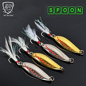 Hình ảnh Mồi Thìa Lượn Spoon 7,5g chuyên câu cá suối, cá mương, câu lure MG-2