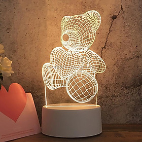 Mua Đèn ngủ 3D trang trí phòng  cắm điện trực tiếp quà tặng độc đáo - hàng chính hãng Vinetteam