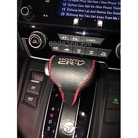 BỌC CẦN SỐ HONDA CRV 2012 - 2021 DA BÒ THẬT 100%, BẢO HÀNH 2 NĂM