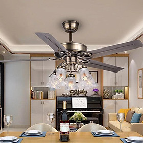 Mua QUẠT TRẦN LIỀN ĐÈN CHÂU ÂU 52INCH 002