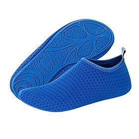 2023 Unisex Mùa Hè Giày Nam Thoáng Khí Aqua Giày Ngoài Trời Thượng Nguồn Giày Người Phụ Nữ Đi Biển Giày Sandal Lặn Bơi Tất Color: Lake Blue Shoe Size: XL 40-41