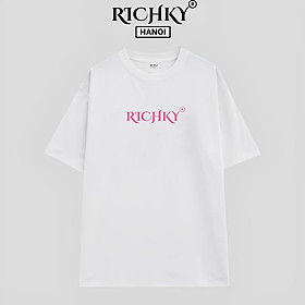 Áo Phông Unisex Richky Luxury BlackPink T Shirt Trắng - RKP02