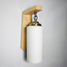Combo 2 đèn gắn tường đế gỗ cVINTAGE - tặng kèm bóng LED chuyên dụng