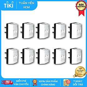 Bộ 10 Ổ cắm nối chia 3 ngả chân cắm tròn PHI5 Φ5 LIOA