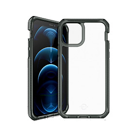 Ốp Lưng Chống Sốc Quân Sự, Kháng Khuẩn iPhone 12/12 Pro/12 Pro Max ITSKINS Supreme // Clear Antimicrobial - Hàng Chính Hãng