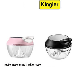 Máy Xay Cầm Tay Đa Năng, Máy Xay Nhỏ Gọn, Xay Hành Tỏi, Rau Củ, Đồ Ăn Dặm Cho Bé, Xay Thịt, Kingler 5207Den