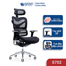 Ghế công thái học GOVI Ergonomic Solo S702 Thiết kế bảo vệ sức khỏe