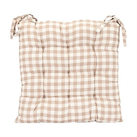 Mua Đệm Ghế Tartan 40x40x8Cm Nâu |Index Living Mall | Nội thất Thái Lan