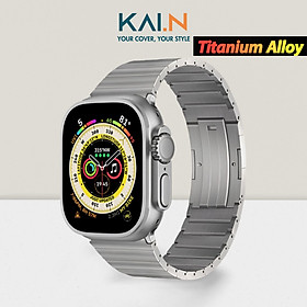 Dây Đeo Thay Thế Titanium Dành Cho Apple Watch Ultra / Apple Watch Series 1-8/SE/SE 2022, Kai.N Ultra Titanium Metal - Hàng Chính Hãng