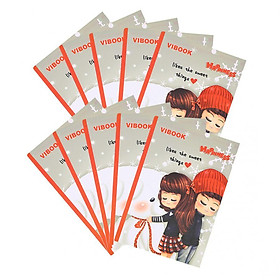 Lốc 10 Quyển Tập Vibook Sinh Viên Happiness (100 Trang) - Mẫu Ngẫu Nhiên
