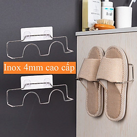 Mua Kệ để giày dép dán tường  giá kệ để giày dép INOX 4mm treo dán tường cao cấp -01 Kệ