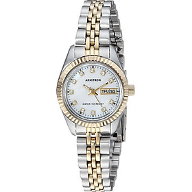 Armitron Women's 75/2475MOP Swarovski Crystal Accented Two-Tone Bracelet Watch