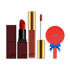 Combo Hot Lady son Last Velvet Lip Tint – 12 Sweet Boss và son Last Lipstick – 15 Successful (2 cây x 5g) tặng gương