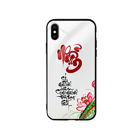 Ốp Lưng Kính Cường Lực cho điện thoại Iphone X / Xs - Nhẫn