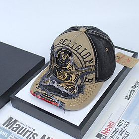 Nón nam, mũ lưỡi trai Ông Địa Religion phối vải jeans form đẹp thời trang đường phố