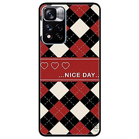 Ốp lưng dành cho Xiaomi Redmi Note 11 Pro ( Bản Nội Địa ) mẫu Nai Day Đỏ Đen