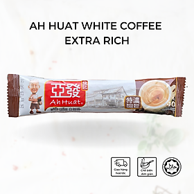 Cà phê trắng ông già hoà tan Malaysia - Đậm cà phê (Ah Huat White Coffee - Extra Rich)