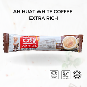 [Gói lẻ] Cà phê trắng ông già hoà tan Malaysia - Đậm cà phê (Ah Huat White Coffee - Extra Rich)